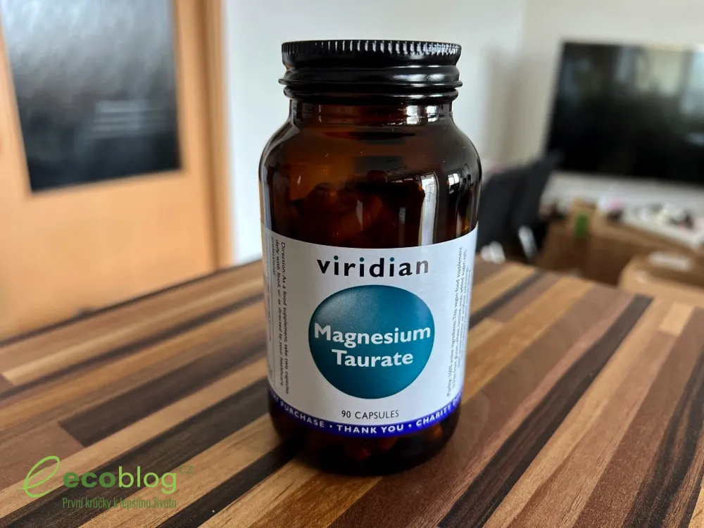 Viridian Magnesium Taurate, 90 kapslí